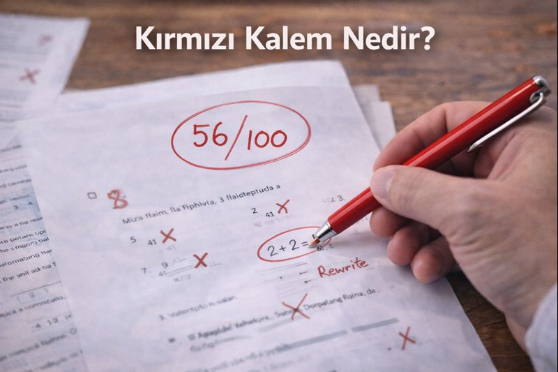 Kırmızı Kalem Nedir? ‘Kara Liste’ Gerçeği - Ulaş Kredi Rehberi